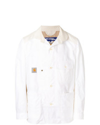 weiße Shirtjacke von Junya Watanabe MAN