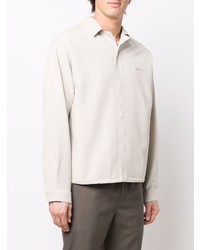 weiße Shirtjacke von Oamc