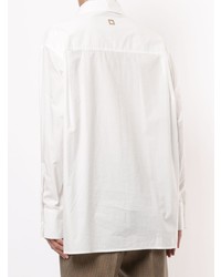 weiße Shirtjacke von Wooyoungmi