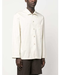 weiße Shirtjacke von Lemaire