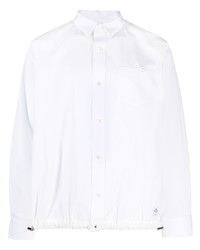 weiße Shirtjacke von Sacai