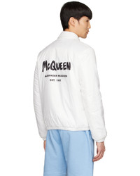 weiße Shirtjacke von Alexander McQueen