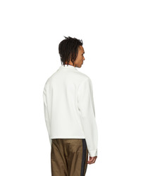 weiße Shirtjacke von Prada