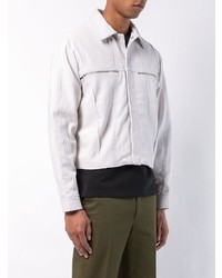 weiße Shirtjacke von Cottweiler