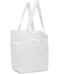 weiße Shopper Tasche aus Jeans von Raf Simons