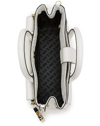 weiße Shopper Tasche aus Leder von Diane von Furstenberg