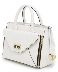 weiße Shopper Tasche aus Leder von Diane von Furstenberg
