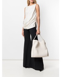 weiße Shopper Tasche aus Leder von Tom Ford