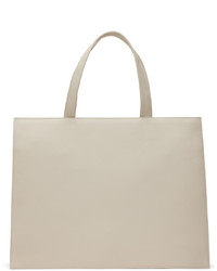 weiße Shopper Tasche aus Leder von At.Kollektive