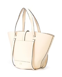 weiße Shopper Tasche aus Leder von Zac Zac Posen