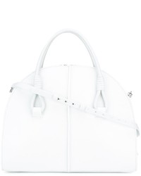 weiße Shopper Tasche aus Leder von Corto Moltedo