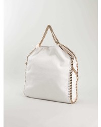 weiße Shopper Tasche aus Leder von Stella McCartney
