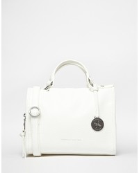 weiße Shopper Tasche aus Leder von Fiorelli