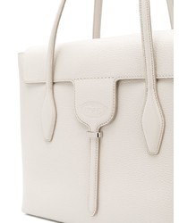 weiße Shopper Tasche aus Leder von Tod's