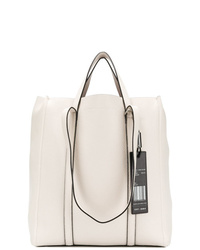 weiße Shopper Tasche aus Leder von Marc Jacobs