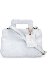 weiße Shopper Tasche aus Leder von Marsèll