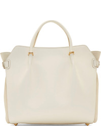 weiße Shopper Tasche aus Leder von Nina Ricci