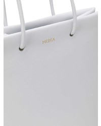 weiße Shopper Tasche aus Leder von Medea