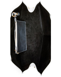 weiße Shopper Tasche aus Leder von Maiyet
