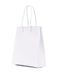 weiße Shopper Tasche aus Leder von Medea