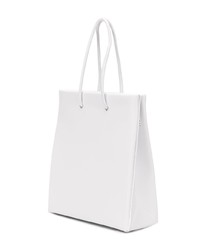 weiße Shopper Tasche aus Leder von Medea