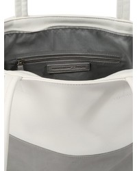 weiße Shopper Tasche aus Leder von Tom Tailor Denim