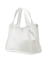 weiße Shopper Tasche aus Leder von Stella McCartney