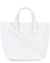 weiße Shopper Tasche aus Leder von Victoria Beckham