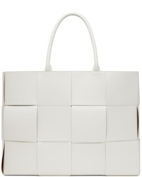 weiße Shopper Tasche aus Leder von Bottega Veneta