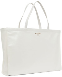 weiße Shopper Tasche aus Leder von Acne Studios