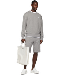 weiße Shopper Tasche aus Leder von Acne Studios