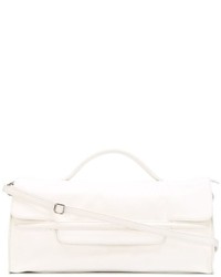 weiße Shopper Tasche aus Leder von Zanellato