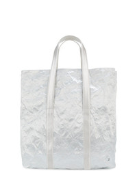 weiße Shopper Tasche aus Leder von Zilla