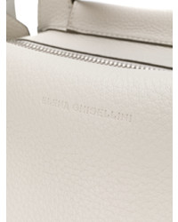 weiße Shopper Tasche aus Leder von Elena Ghisellini