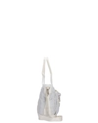 weiße Shopper Tasche aus Segeltuch von George Gina & Lucy