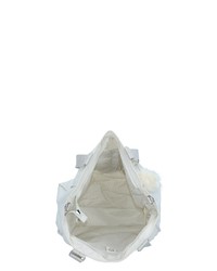 weiße Shopper Tasche aus Segeltuch von Kipling