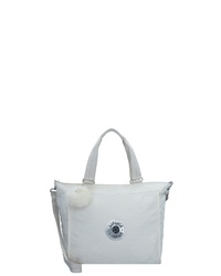 weiße Shopper Tasche aus Segeltuch von Kipling