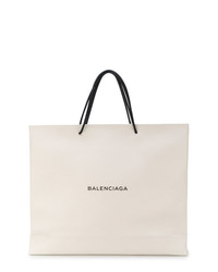 weiße Shopper Tasche von Balenciaga