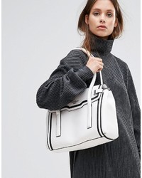 weiße Shopper Tasche von Fiorelli