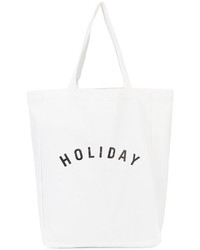 weiße Shopper Tasche von Holiday