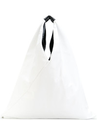 weiße Shopper Tasche von MM6 MAISON MARGIELA