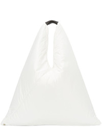 weiße Shopper Tasche von MM6 MAISON MARGIELA