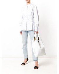 weiße Shopper Tasche von Maison Margiela