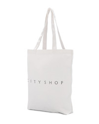 weiße Shopper Tasche von CITYSHOP