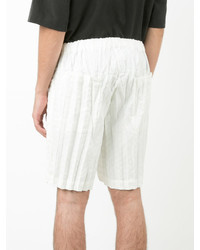 weiße Shorts von Issey Miyake