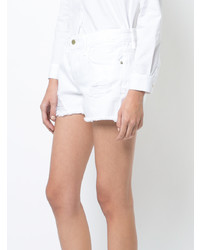 weiße Shorts von Frame Denim