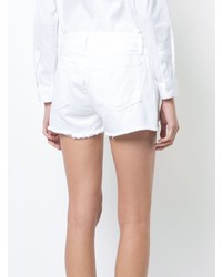 weiße Shorts von Frame Denim