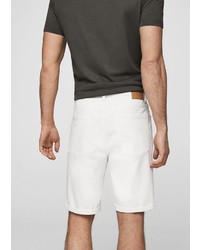 weiße Shorts von Mango Man