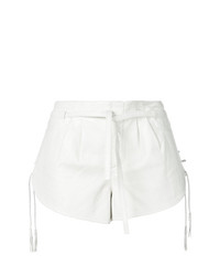 weiße Shorts von Saint Laurent