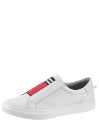 weiße Slip-On Sneakers aus Leder von Betty Barclay Shoes
